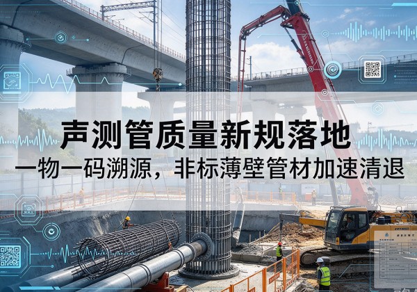 浑南声测管质量新规落地，一物一码溯源，非标薄壁管材加速清退
